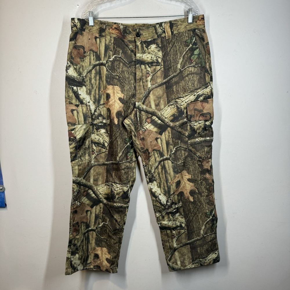 LL Bean Camo Over‎ Pants Outer Layer Real Tree Camouflage Mens Sz 38x28 Break Up
